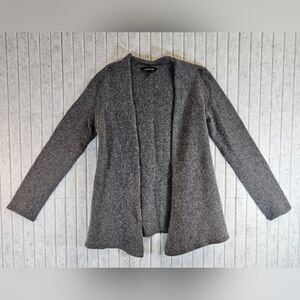 41 Hawthorn 100% Cashmere Gray Open Front Cardigan Sweater XL Women